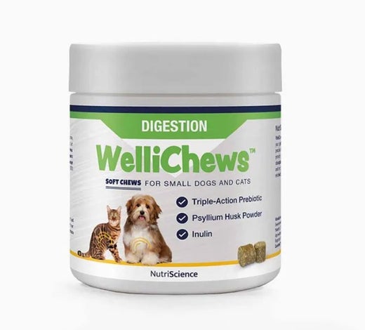 Wellichews Digestion pienelle koiralle ja kissalle 120 kpl